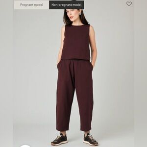 Beyond Nine Huxley Trousers in Burgundy